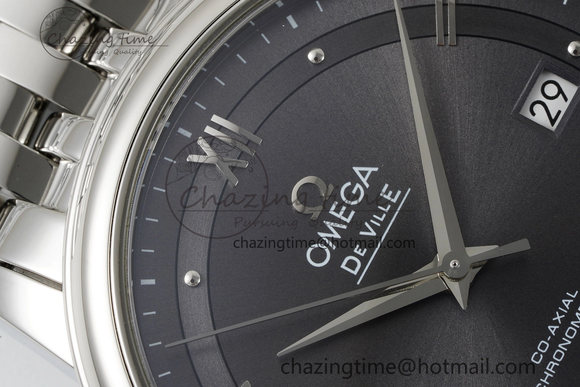 De Ville SS TWF 1:1 Best Edition Gray Dial on SS Bracelet MIYOTA 9015
