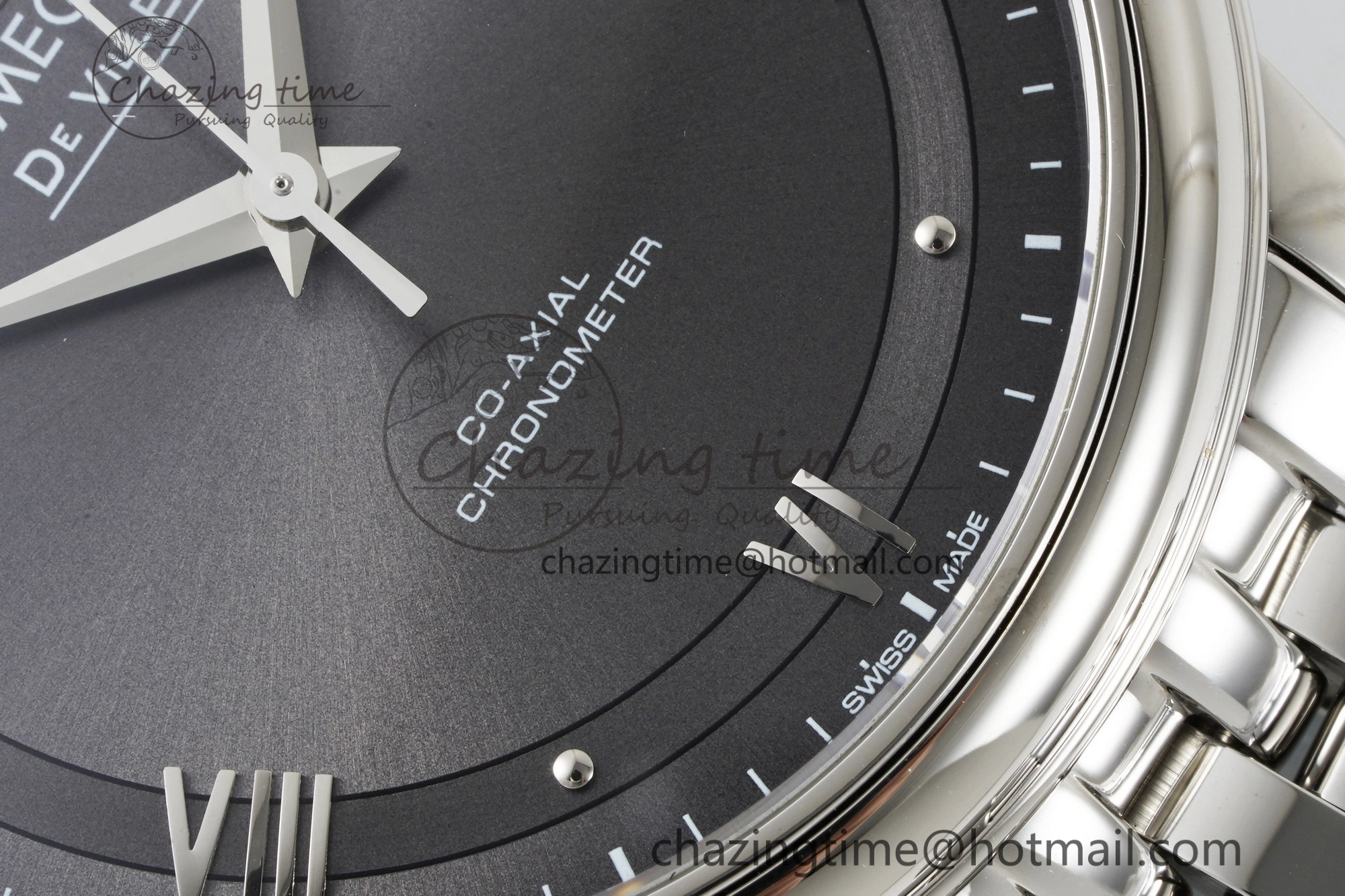 De Ville SS TWF 1:1 Best Edition Gray Dial on SS Bracelet MIYOTA 9015