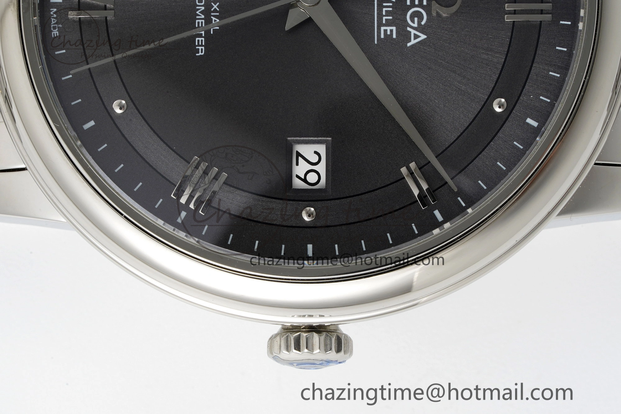 De Ville SS TWF 1:1 Best Edition Gray Dial on SS Bracelet MIYOTA 9015