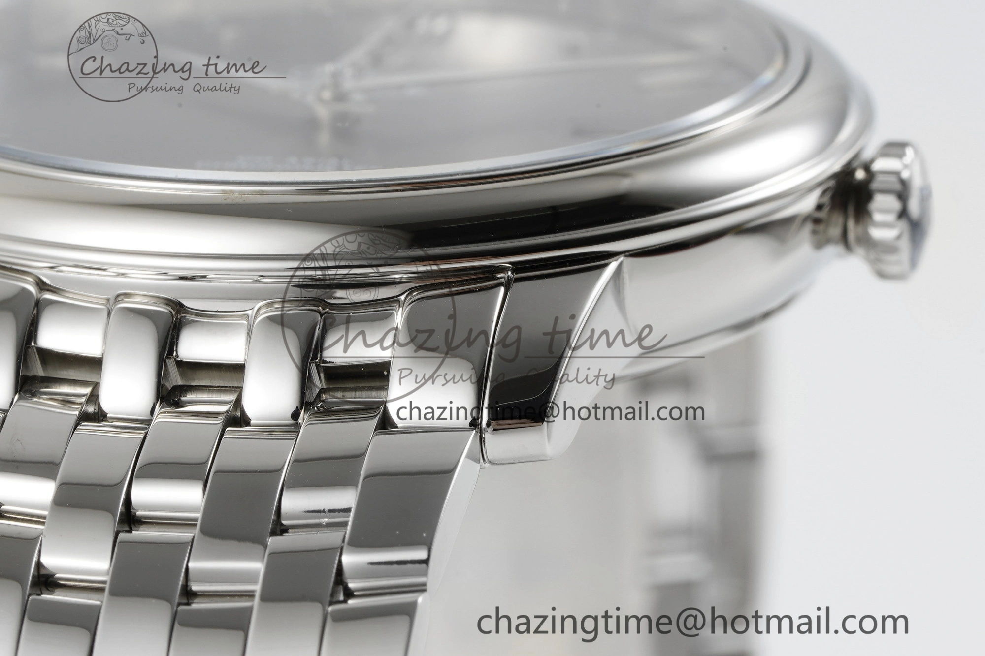 De Ville SS TWF 1:1 Best Edition Gray Dial on SS Bracelet MIYOTA 9015