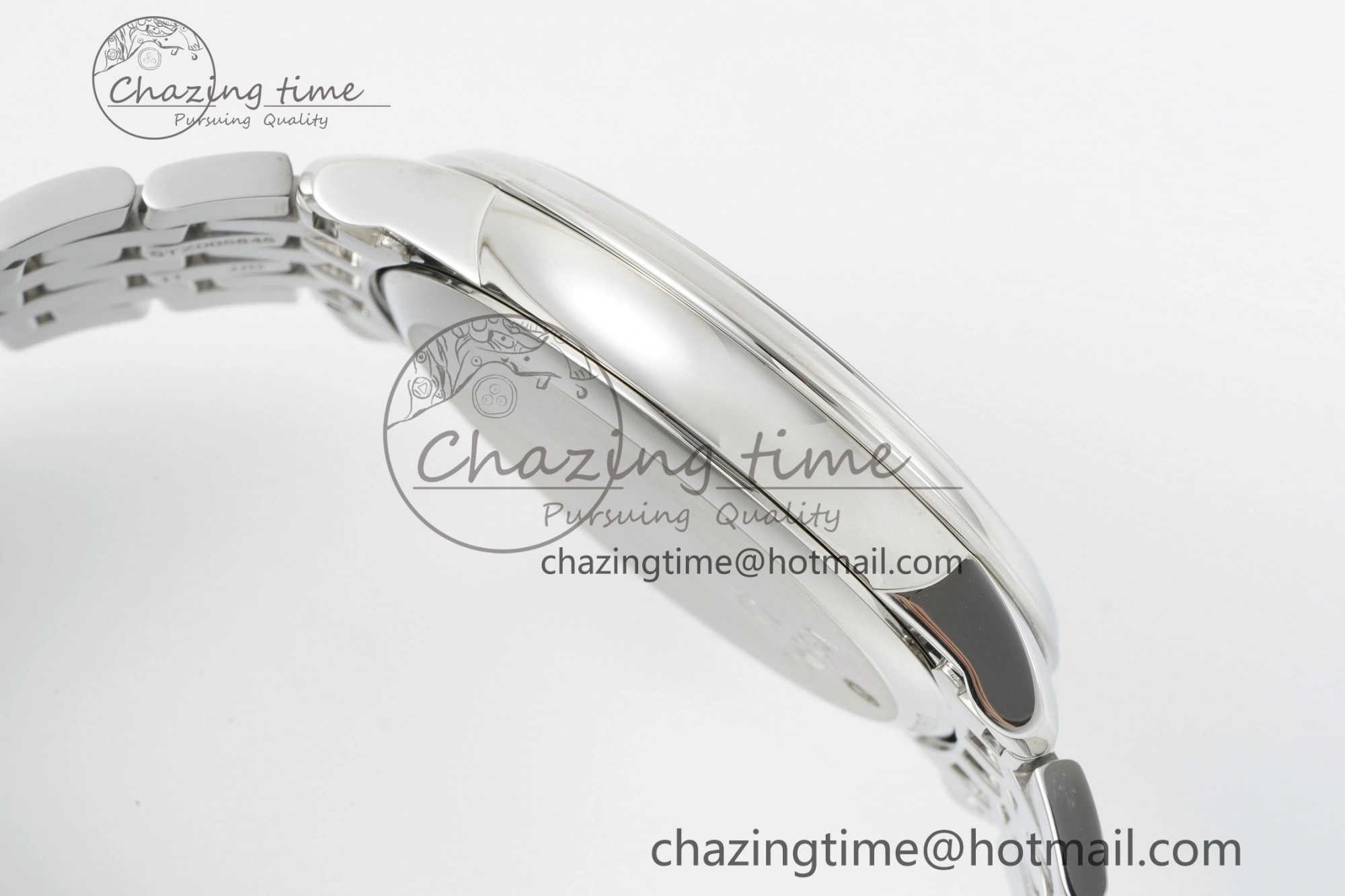 De Ville SS TWF 1:1 Best Edition Silver Dial on SS Bracelet MIYOTA 9015