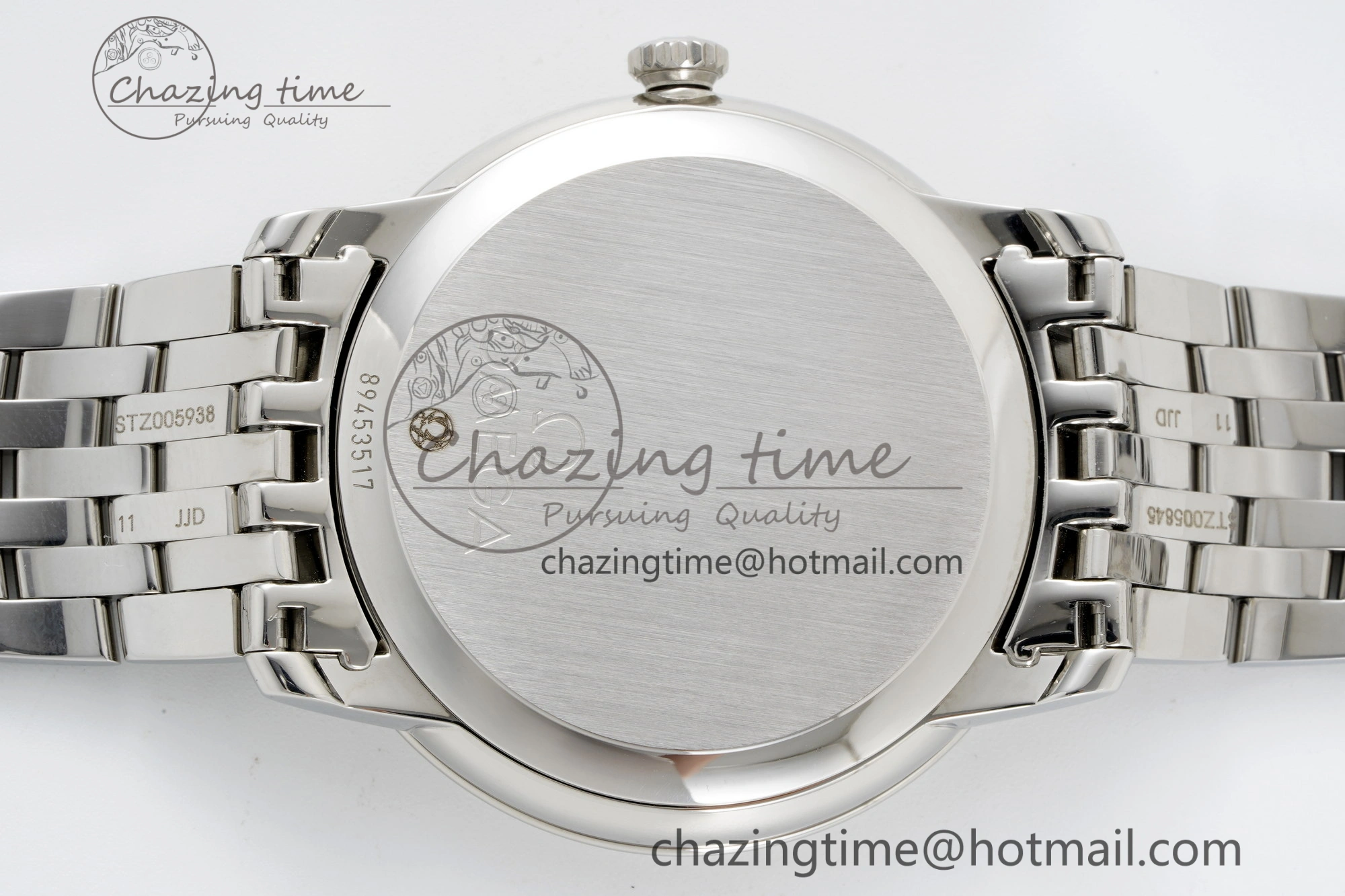 De Ville SS TWF 1:1 Best Edition Silver Dial on SS Bracelet MIYOTA 9015