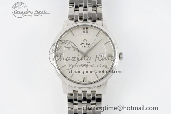 De Ville SS TWF 1:1 Best Edition Silver Dial on SS Bracelet MIYOTA 9015