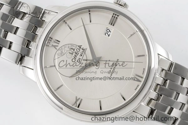 De Ville SS TWF 1:1 Best Edition Silver Dial on SS Bracelet MIYOTA 9015