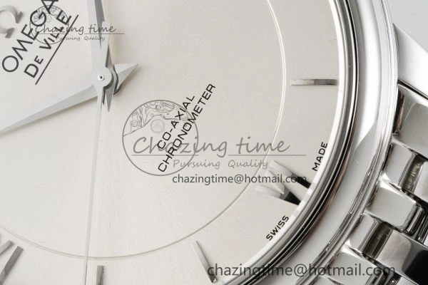 De Ville SS TWF 1:1 Best Edition Silver Dial on SS Bracelet MIYOTA 9015