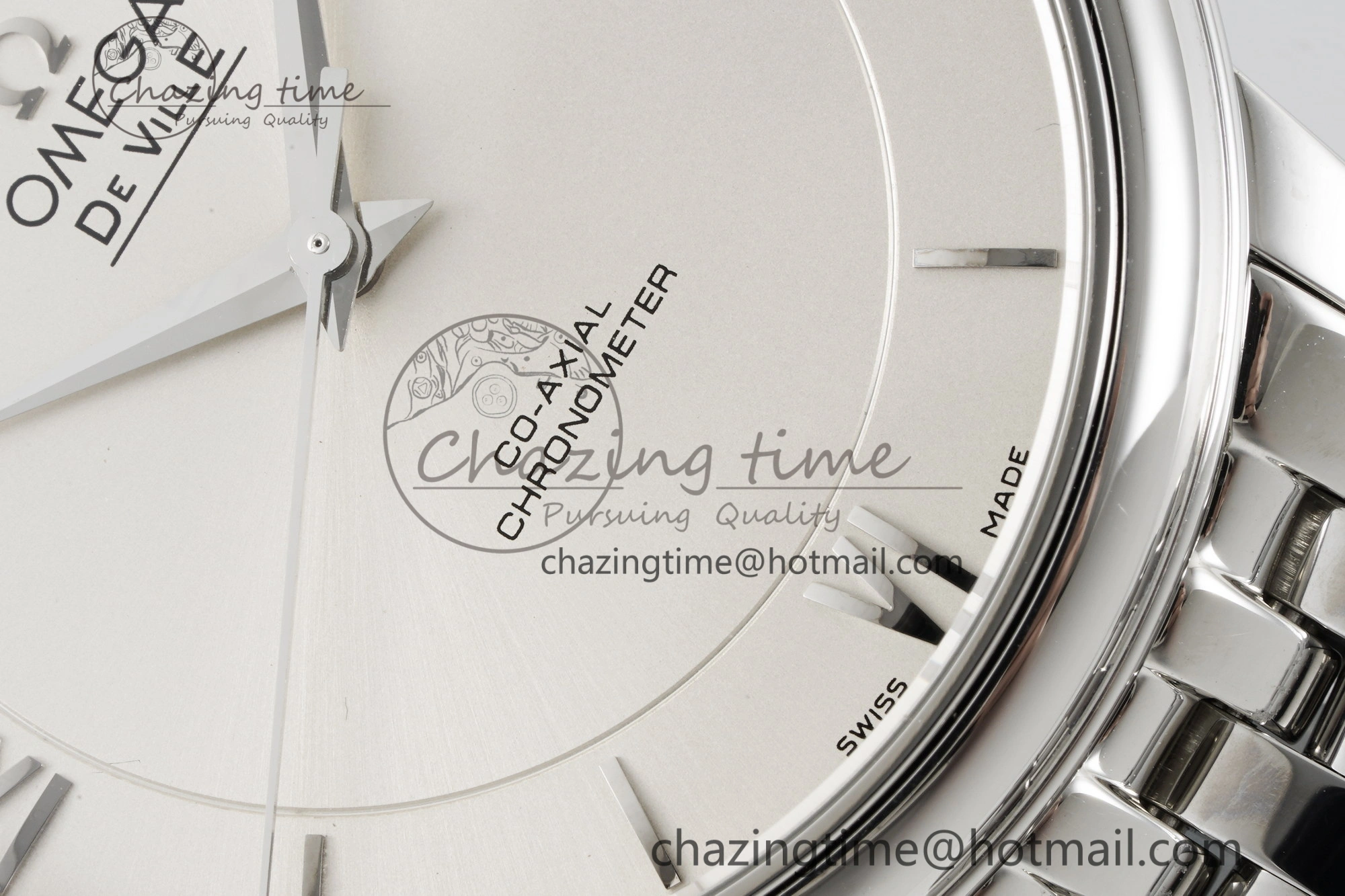 De Ville SS TWF 1:1 Best Edition Silver Dial on SS Bracelet MIYOTA 9015