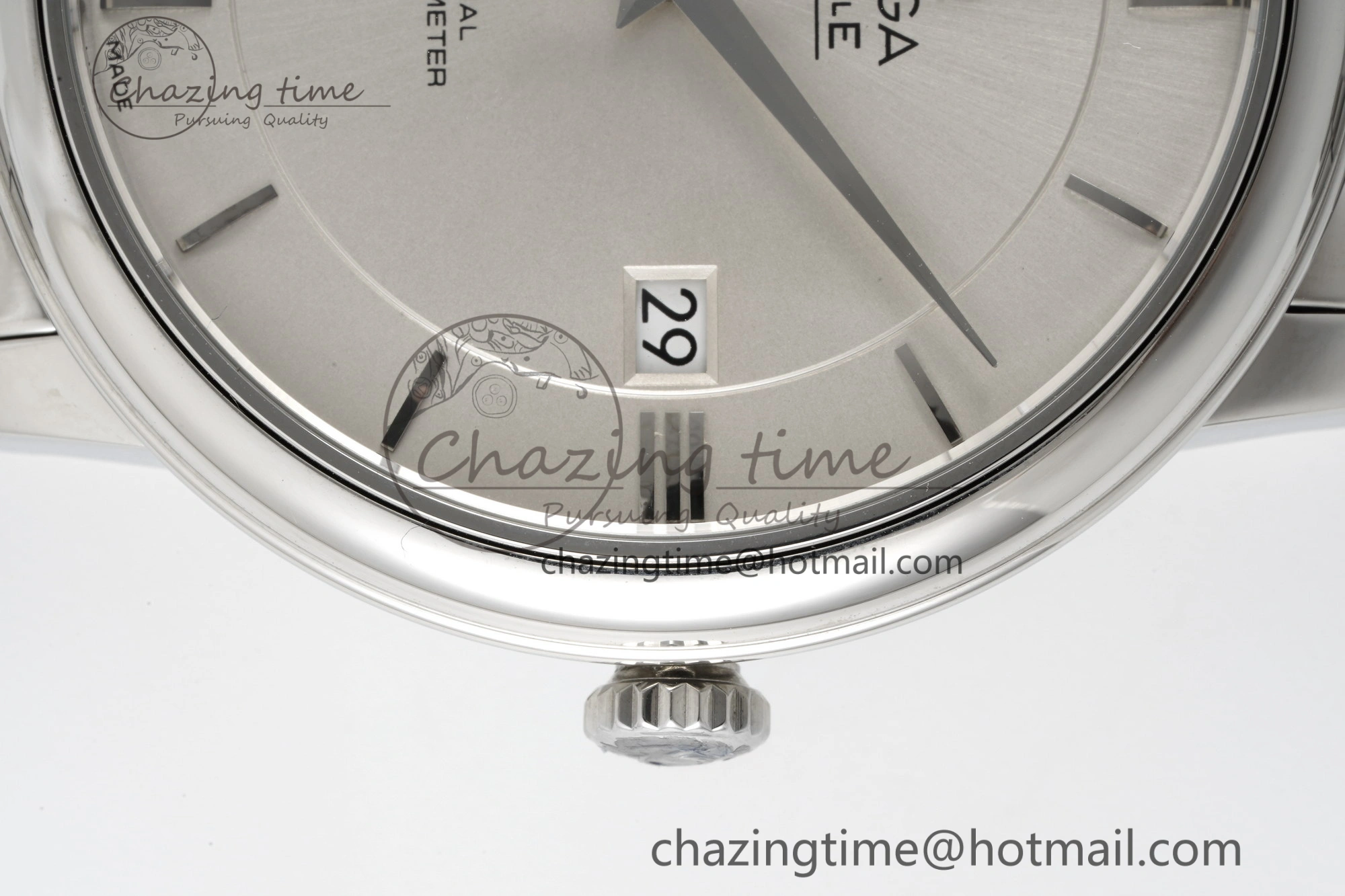 De Ville SS TWF 1:1 Best Edition Silver Dial on SS Bracelet MIYOTA 9015