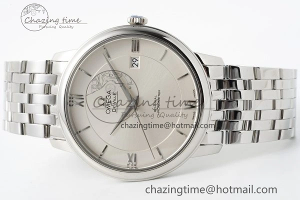 De Ville SS TWF 1:1 Best Edition Silver Dial on SS Bracelet MIYOTA 9015