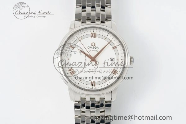 De Ville SS TWF 1:1 Best Edition White Dial on SS Bracelet MIYOTA 9015