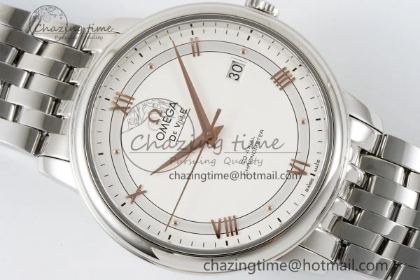 De Ville SS TWF 1:1 Best Edition White Dial on SS Bracelet MIYOTA 9015
