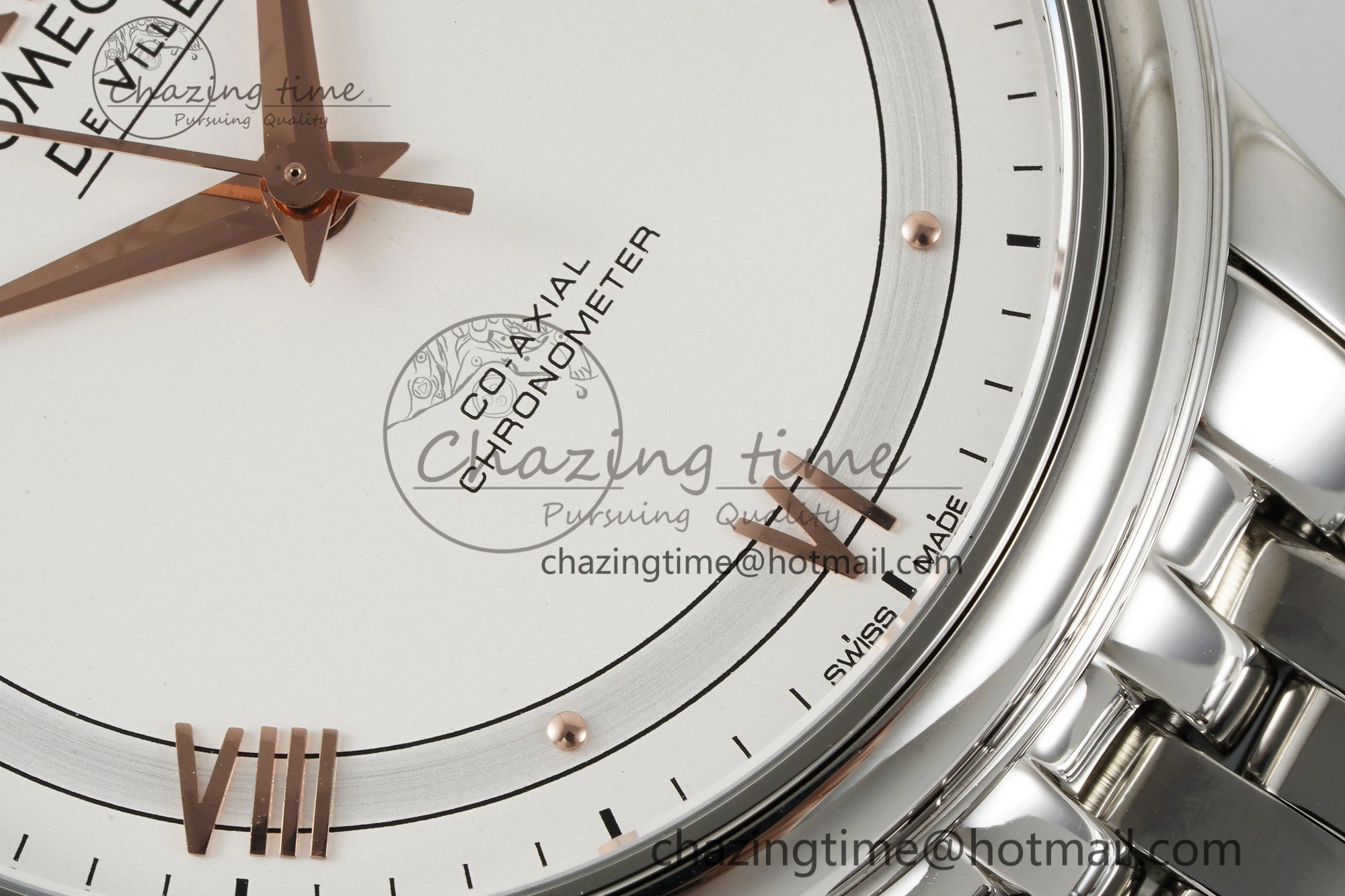 De Ville SS TWF 1:1 Best Edition White Dial on SS Bracelet MIYOTA 9015