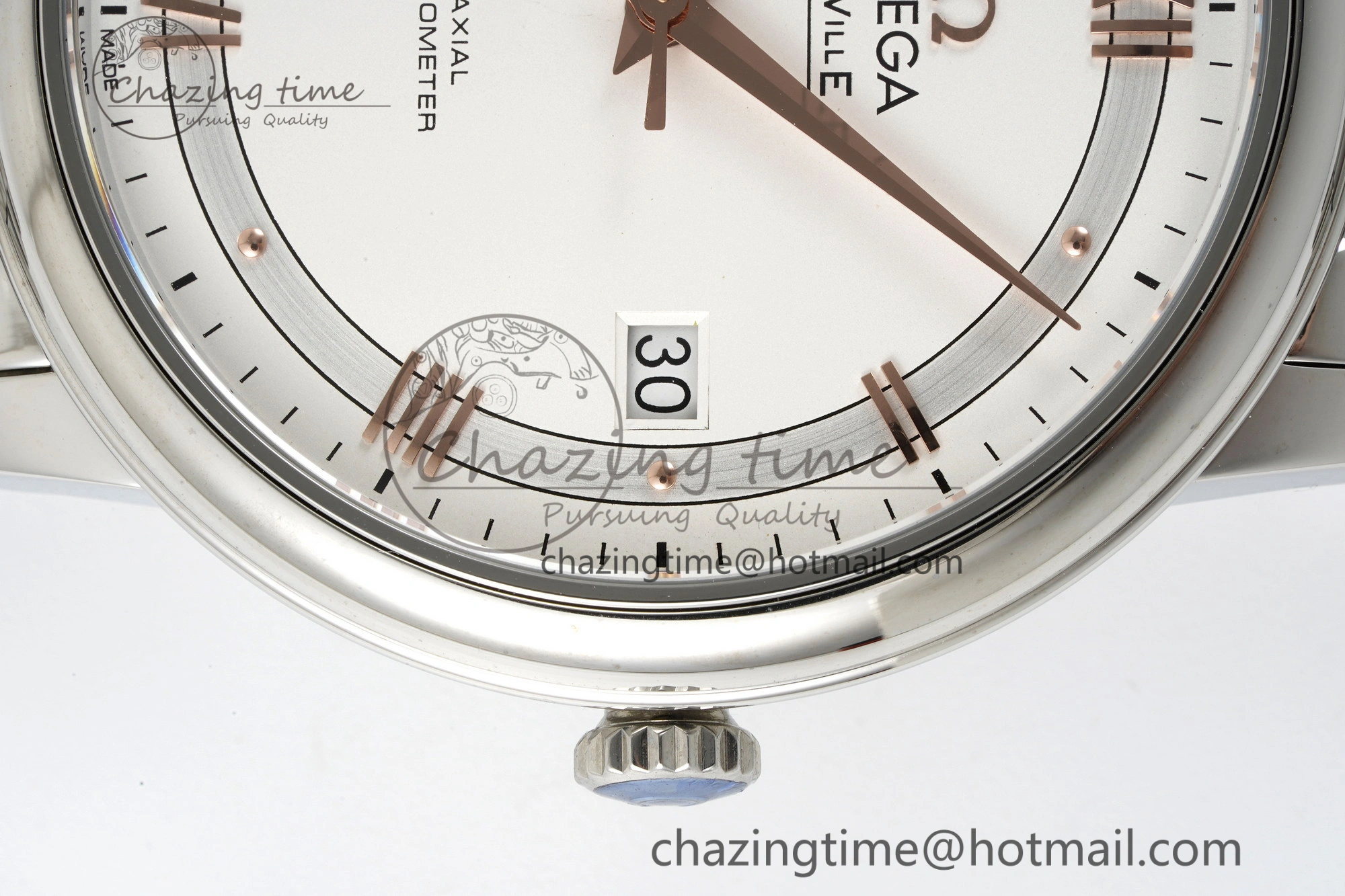 De Ville SS TWF 1:1 Best Edition White Dial on SS Bracelet MIYOTA 9015