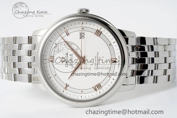 De Ville SS TWF 1:1 Best Edition White Dial on SS Bracelet MIYOTA 9015
