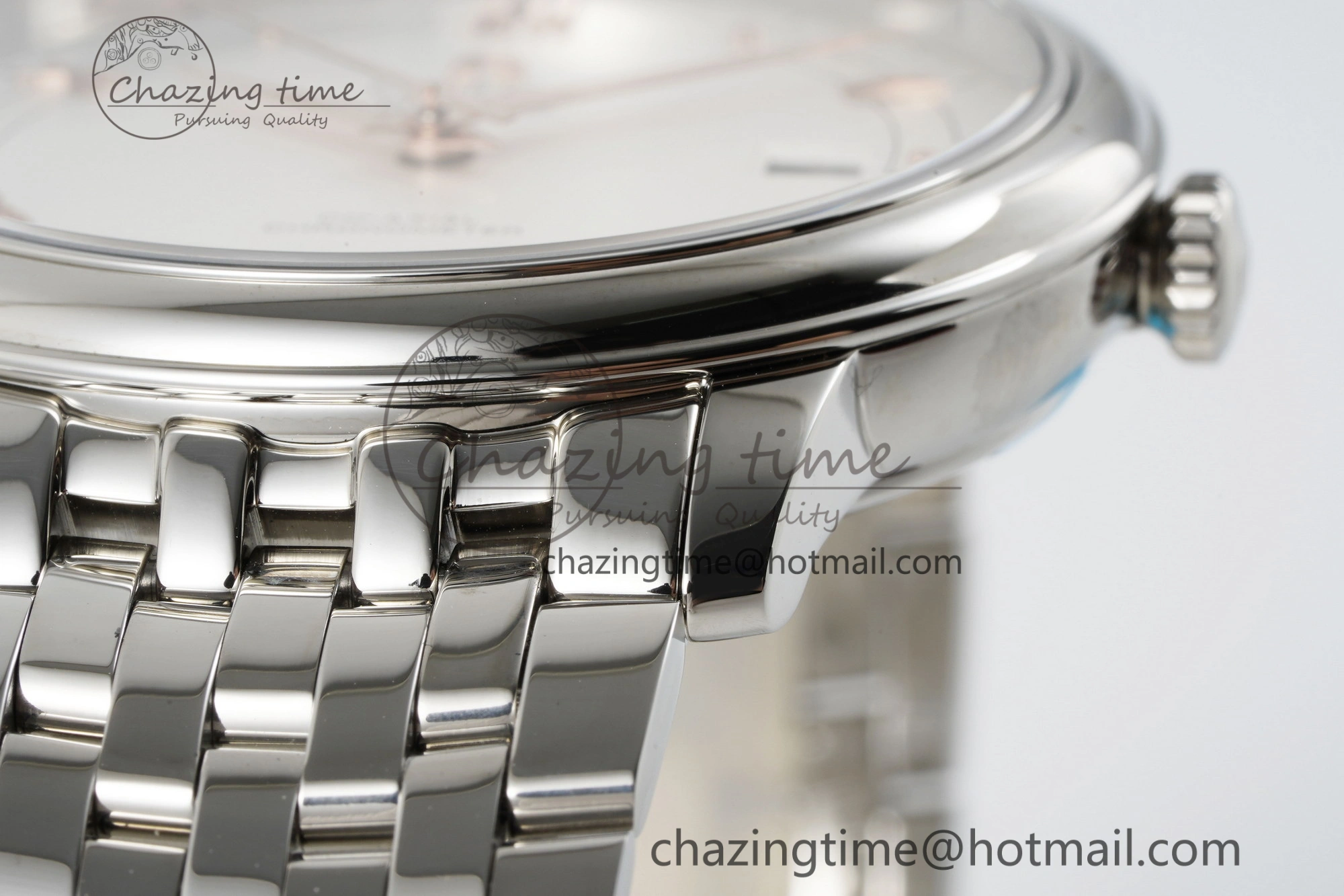 De Ville SS TWF 1:1 Best Edition White Dial on SS Bracelet MIYOTA 9015