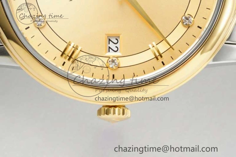 De Ville SS YG DIWF 1:1 Best Edition YG Dial on SS YG Bracelet MIYOTA 9015