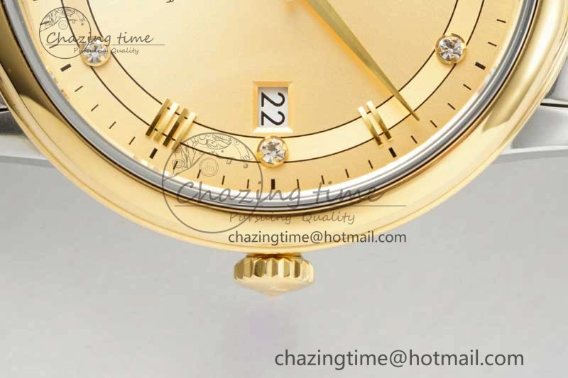 De Ville SS YG DIWF 1:1 Best Edition YG Dial on SS YG Bracelet MIYOTA 9015