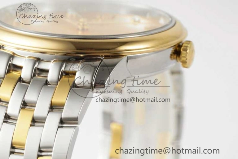 De Ville SS YG DIWF 1:1 Best Edition YG Dial on SS YG Bracelet MIYOTA 9015
