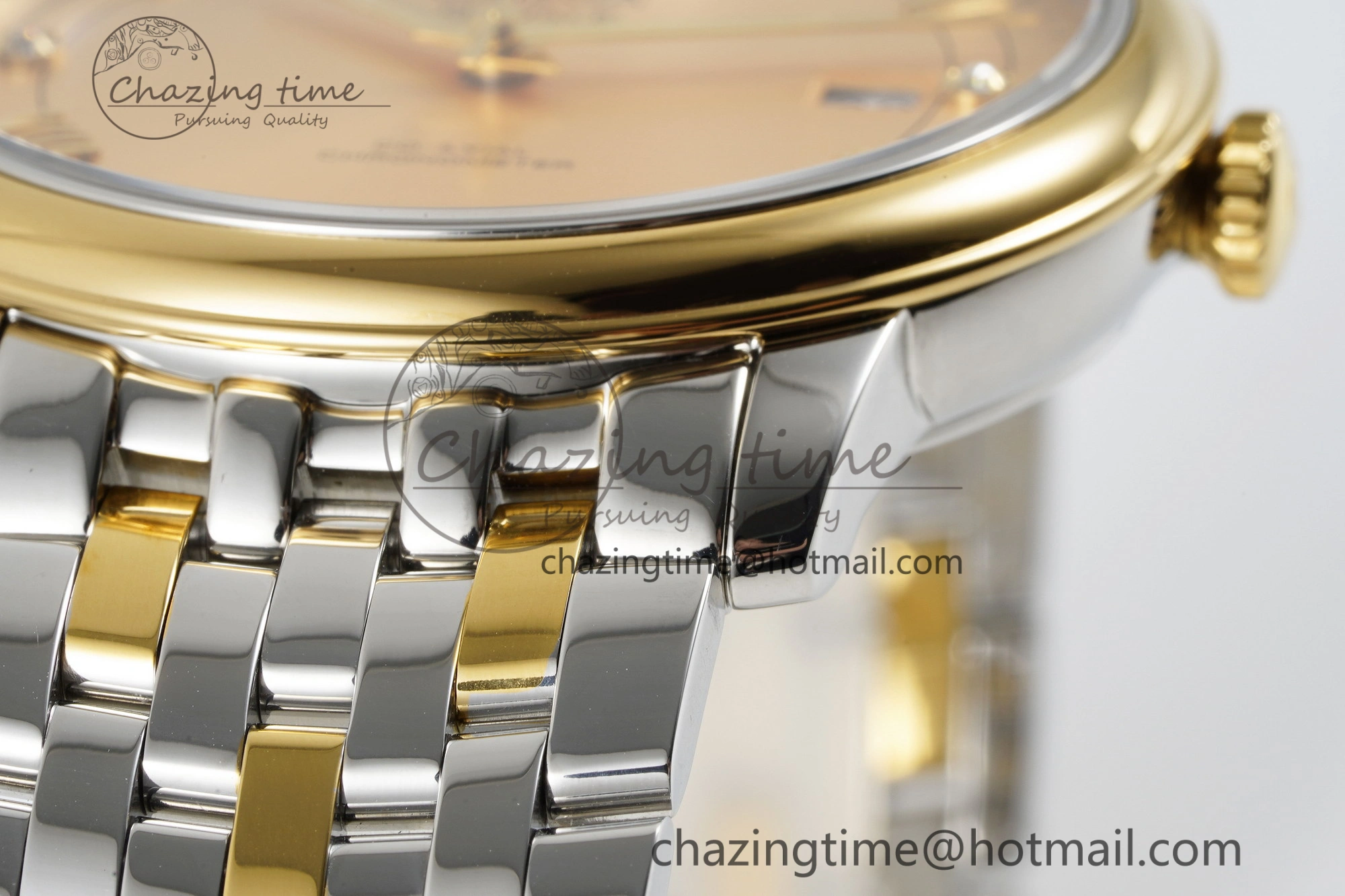 De Ville SS YG TWF 1:1 Best Edition YG Dial on SS YG Bracelet MIYOTA 9015
