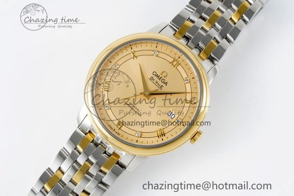 De Ville SS YG TWF 1:1 Best Edition YG Dial on SS YG Bracelet MIYOTA 9015
