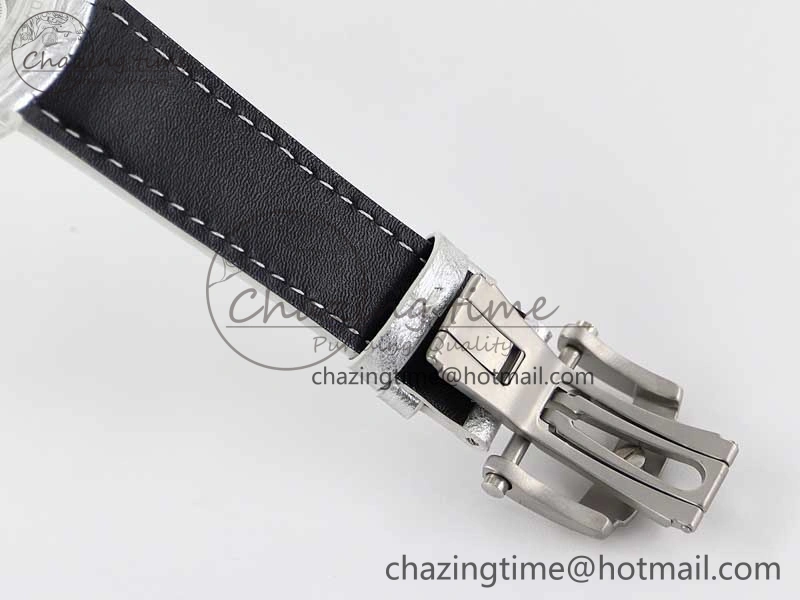 Debuts Quasar Tourbillon Transparent Case RMF Best Edition on Black Leather Strap