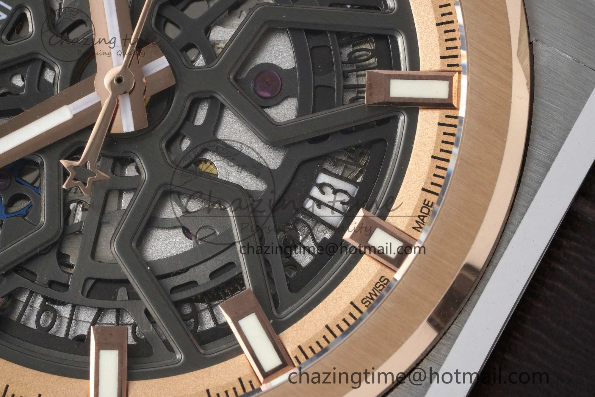Defy Classic LF 1:1 Best Edition Skeleton Black Dial RG Bezel on Brown Gummy Strap A2892