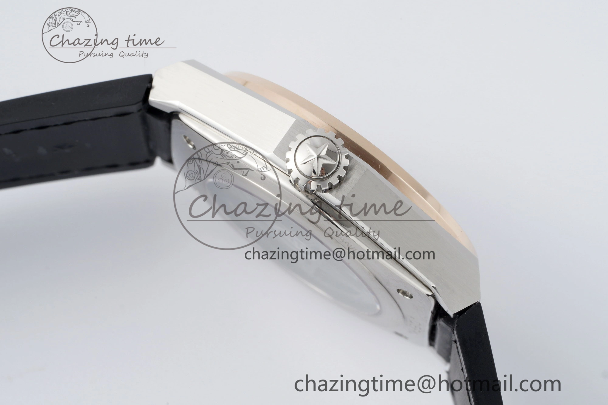 Defy Classic LF 1:1 Best Edition Skeleton Black Dial RG Bezel on Brown Gummy Strap A2892