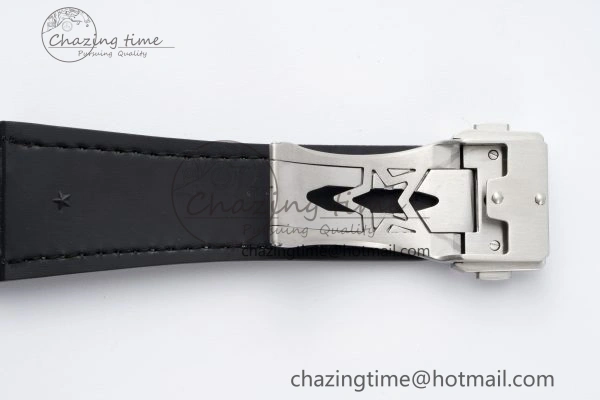 Defy Classic LF 1:1 Best Edition Skeleton Black Dial RG Bezel on Brown Gummy Strap A2892