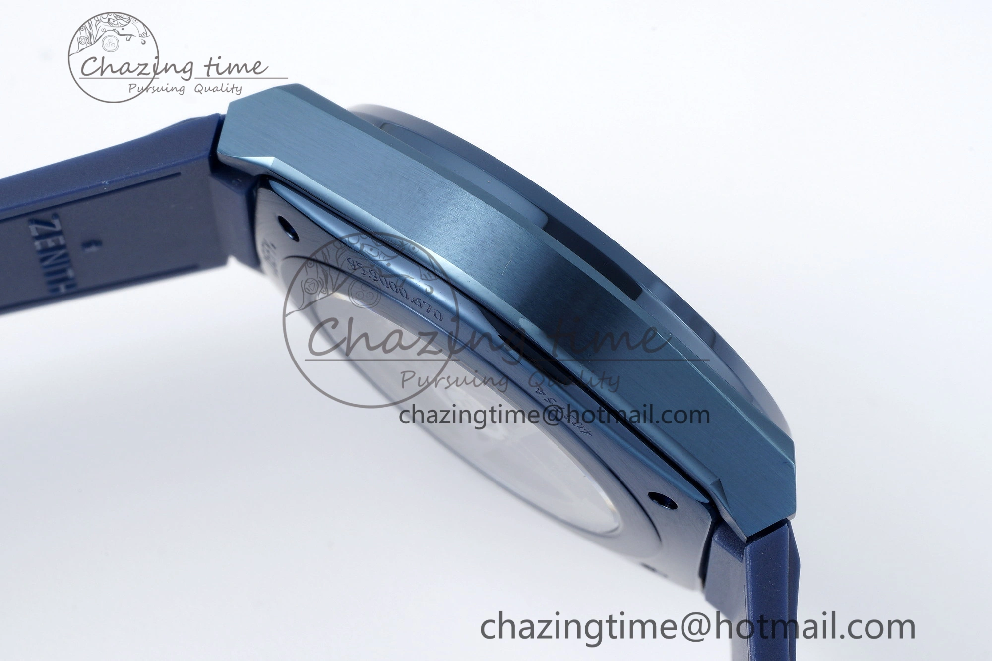 Defy Classic LF 1:1 Best Edition Skeleton Blue Dial Blue Bezel on Blue Rubber Strap A2892