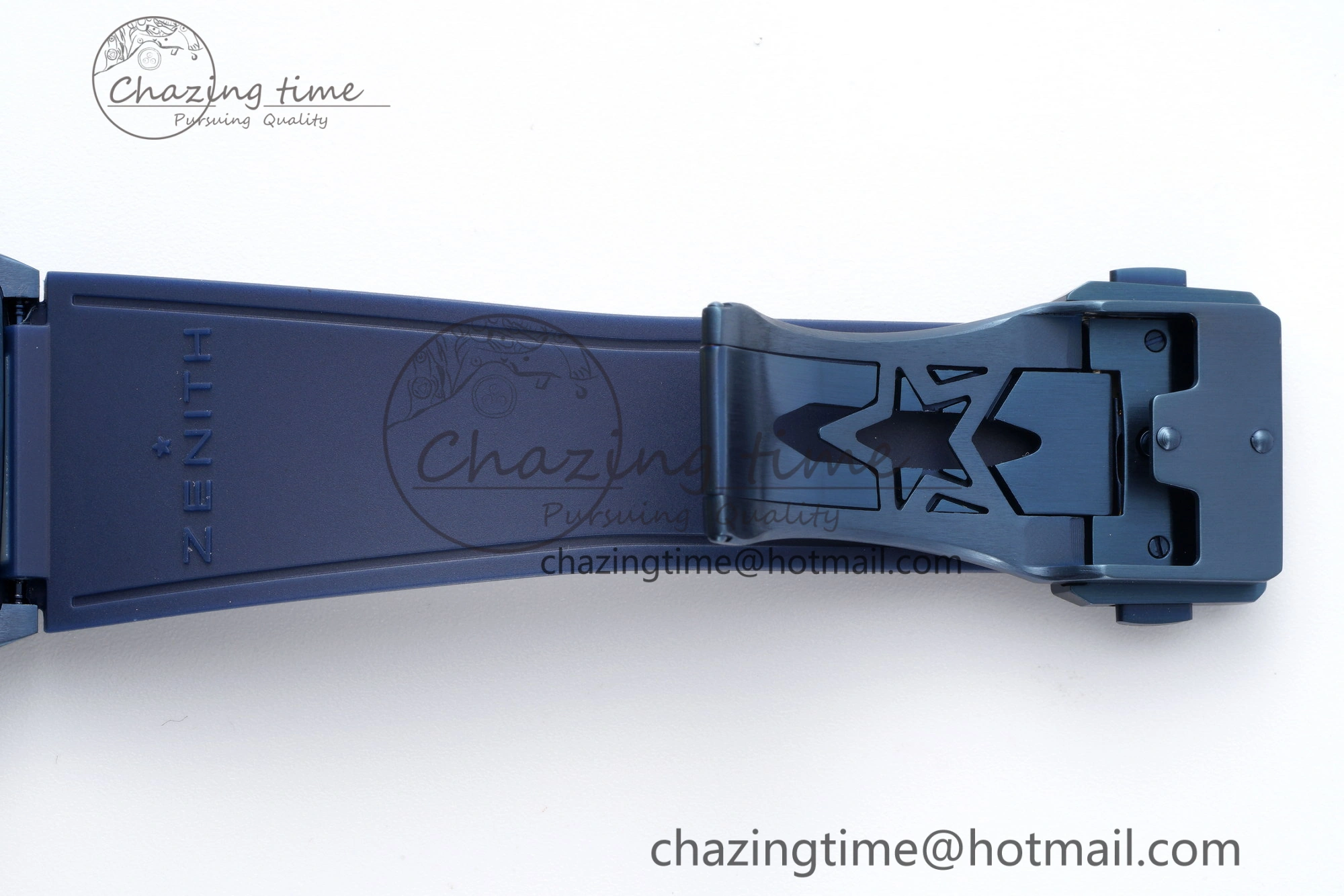 Defy Classic LF 1:1 Best Edition Skeleton Blue Dial Blue Bezel on Blue Rubber Strap A2892