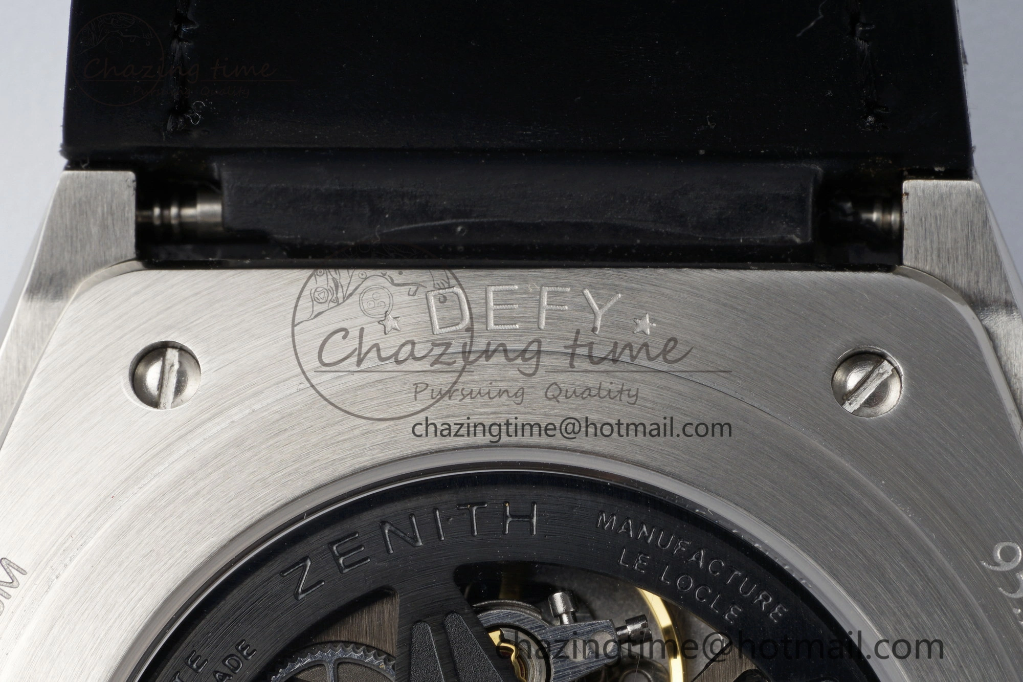 Defy Classic LF 1:1 Best Edition Skeleton Blue Dial on Black Rubber Strap A2892