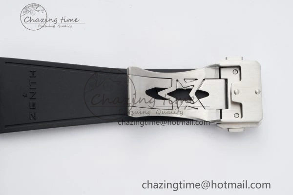 Defy Classic LF 1:1 Best Edition Skeleton Blue Dial on Black Rubber Strap A2892