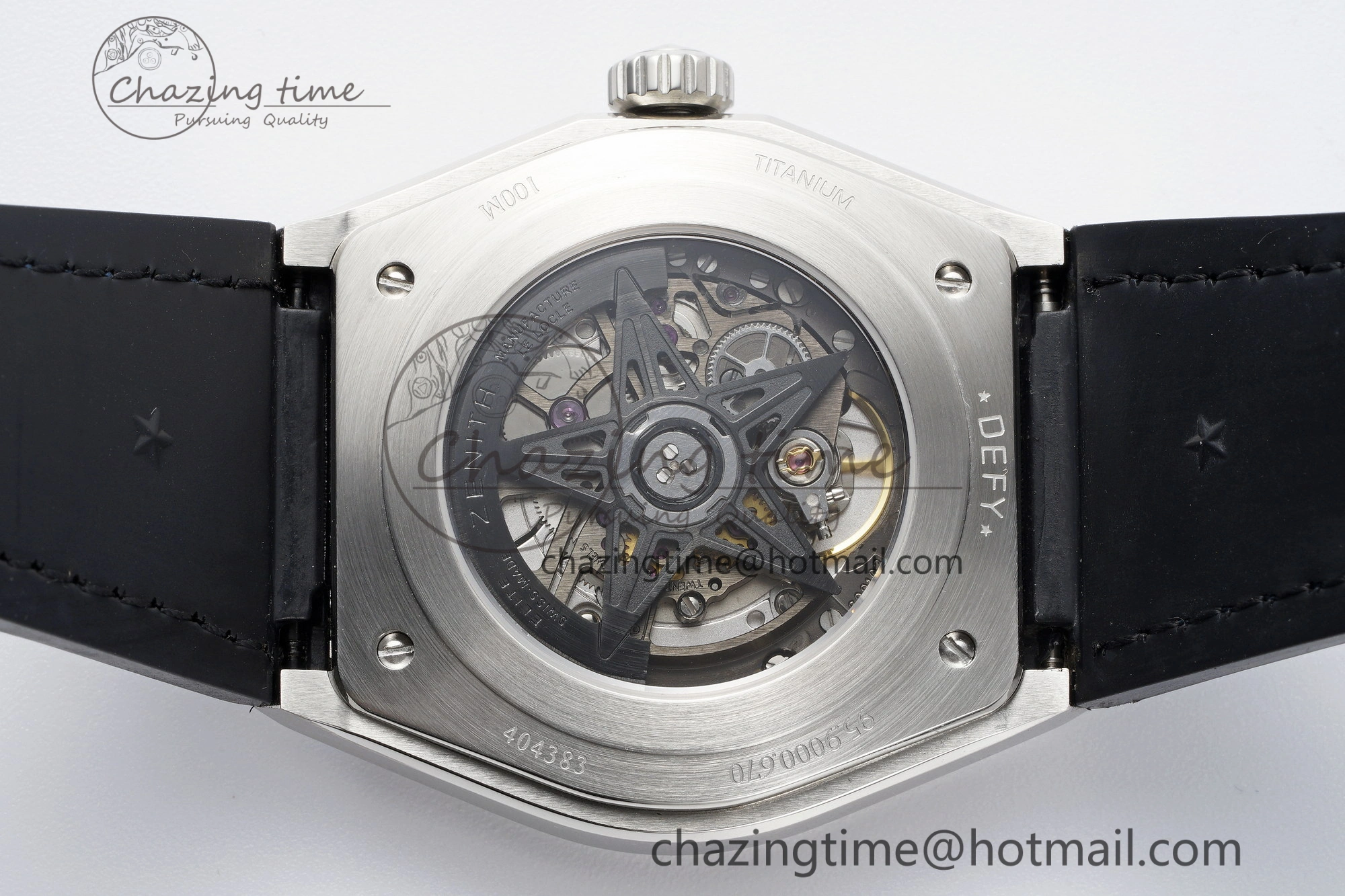 Defy Classic LF 1:1 Best Edition Skeleton Blue Dial on Blue Gummy Strap A2892