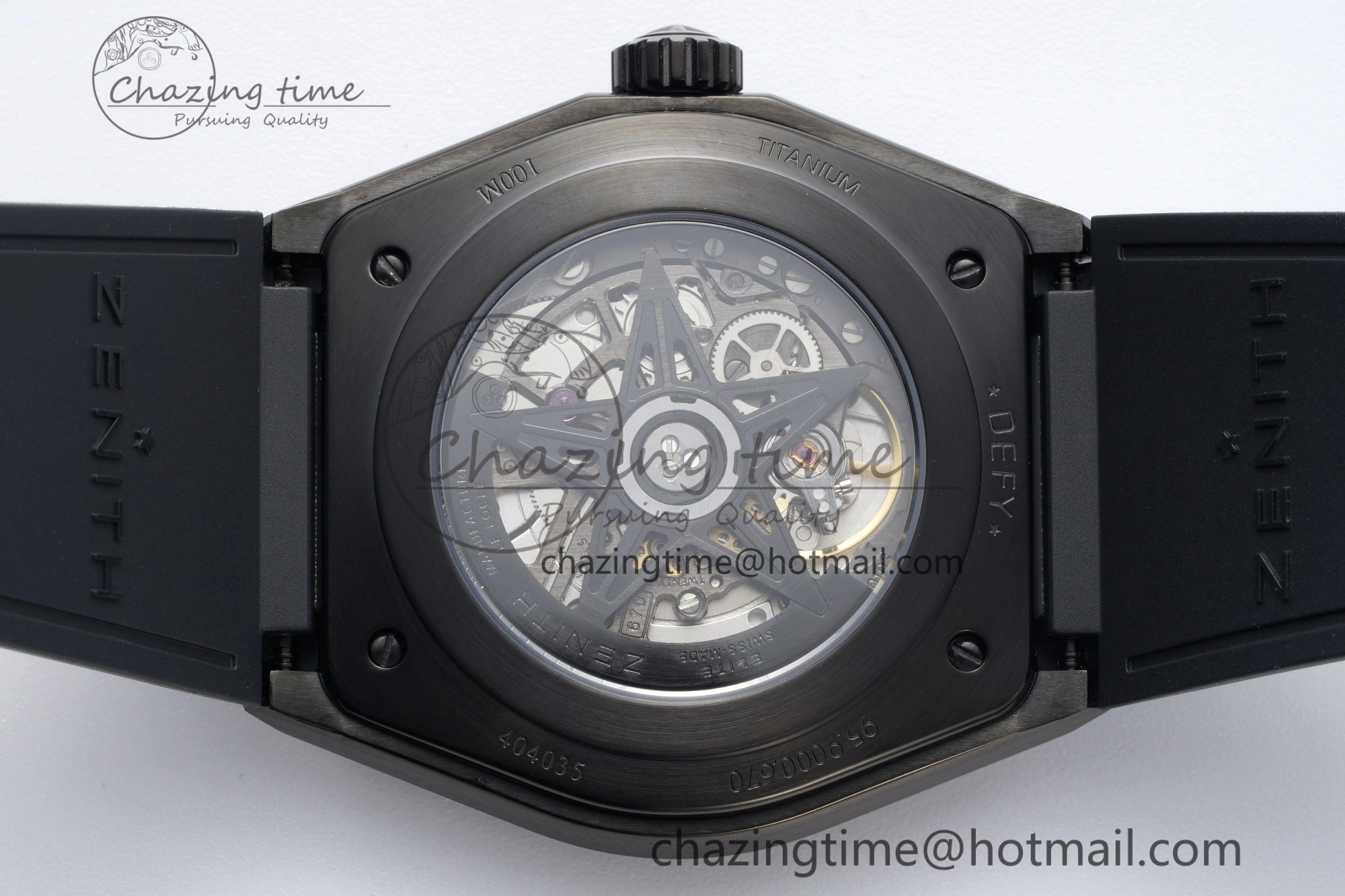 Defy Classic LF 1:1 Best Edition Skeleton Gray Dial Black Bezel on Black Rubber Strap A2892