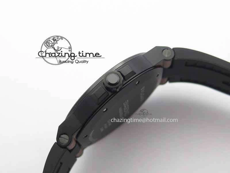 Diagono Magnesium PVD GF 1:1 Pink Textured Dial On Black Rubber Strap MIYOTA 9015