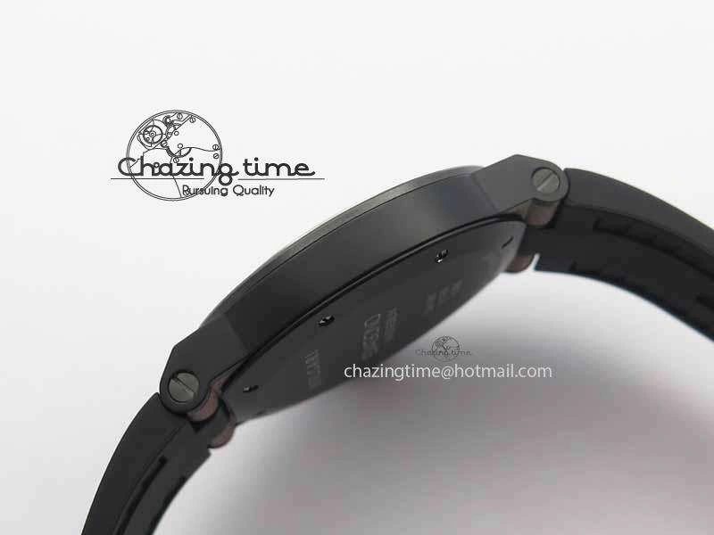 Diagono Magnesium PVD GF 1:1 Pink Textured Dial On Black Rubber Strap MIYOTA 9015