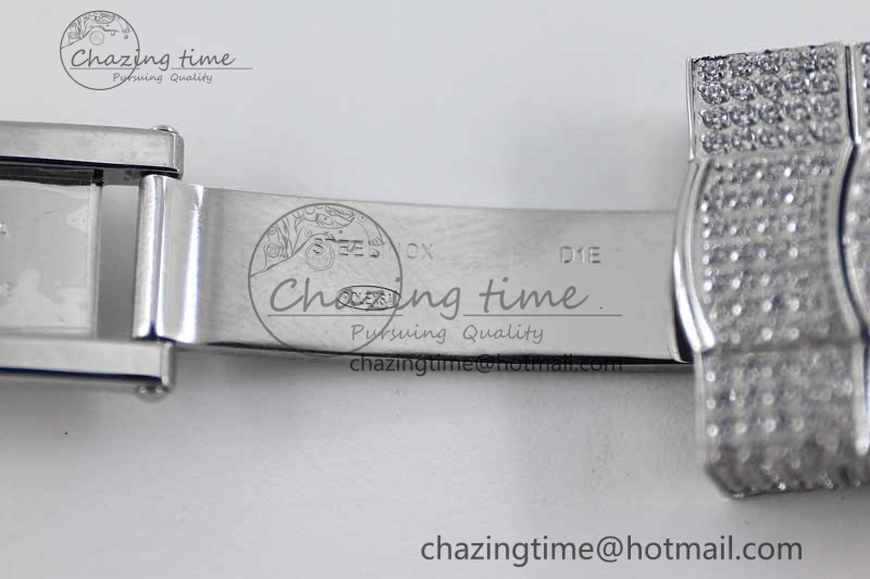 Diamond Skydweller SS TWF Best Edition Full Diamond Dial on SS Bracelet 23J to 9001