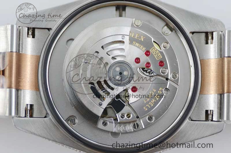Diamond Skydweller SS RG TWF Best Edition Full Diamond Dial on SS RG Bracelet Asian 23J to 9001