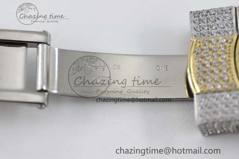 Diamond Skydweller SS YG TWF Best Edition Full Diamond Dial on SS YG Bracelet 23J to 9001