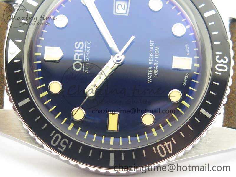 Divers 7720 SS ZZF 1:1 Best Edition Blue Dial On Brown Leather Strap A2836