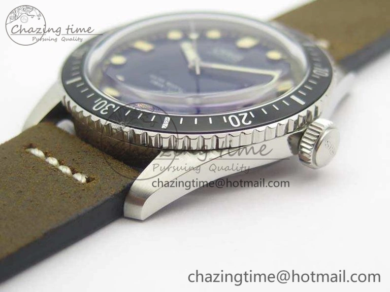 Divers 7720 SS ZZF 1:1 Best Edition Blue Dial On Brown Leather Strap A2836