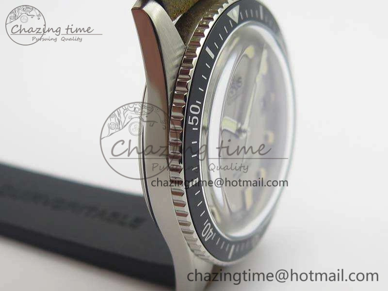 Divers 7720 SS ZZF 1:1 Best Edition Sliver Gray Dial On Brown Leather Strap A2836