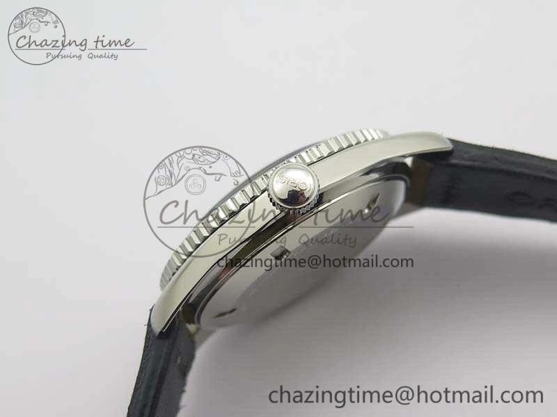 Divers 7720 SS ZZF 1:1 Best Edition Sliver Gray Dial On Brown Leather Strap A2836