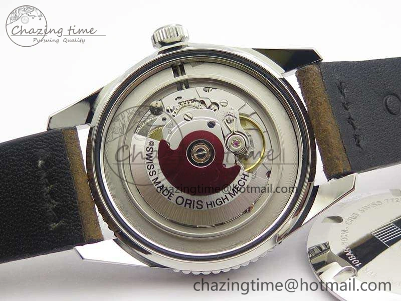 Divers 7720 SS ZZF 1:1 Best Edition Sliver Gray Dial On Brown Leather Strap A2836
