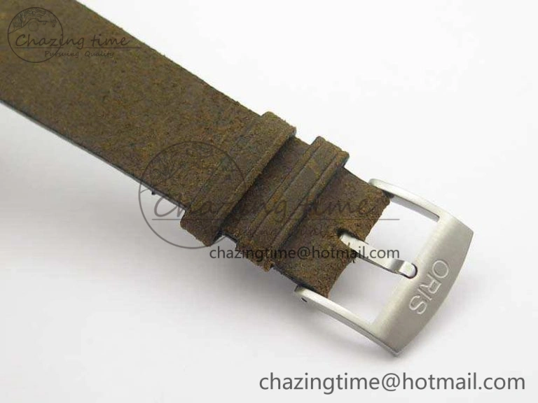 Divers 7720 SS ZZF 1:1 Best Edition Sliver Gray Dial On Brown Leather Strap A2836