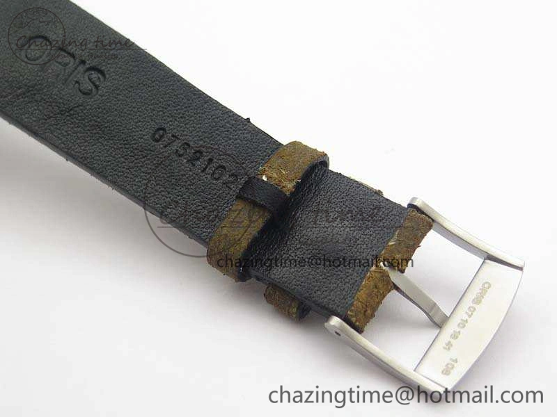 Divers 7720 SS ZZF 1:1 Best Edition Sliver Gray Dial On Brown Leather Strap A2836