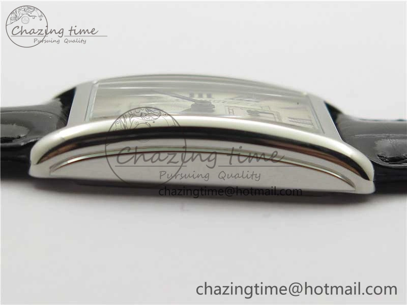 Doloevita SS 8848F 1:1 Best Edition Ivory White Textured Dial On Black Leather Strap Cal.L178.2