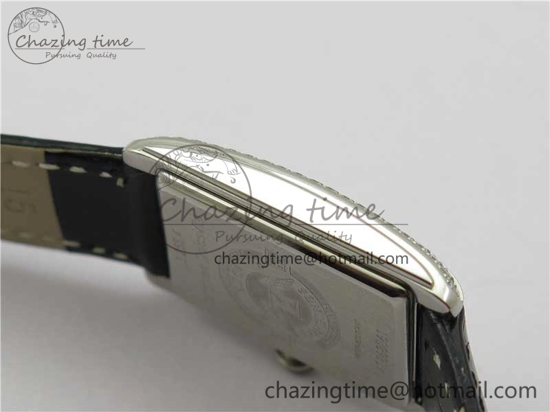 Doloevita SS 8848F 1:1 Best Edition Ivory White Textured Dial On Black Leather Strap Cal.L178.2