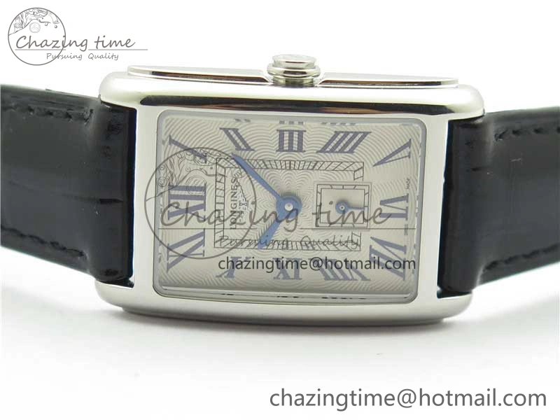 Doloevita SS 8848F 1:1 Best Edition Ivory White Textured Dial On Black Leather Strap Cal.L178.2