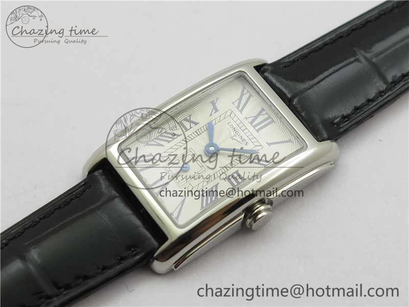 Doloevita SS 8848F 1:1 Best Edition Ivory White Textured Dial On Black Leather Strap Cal.L178.2