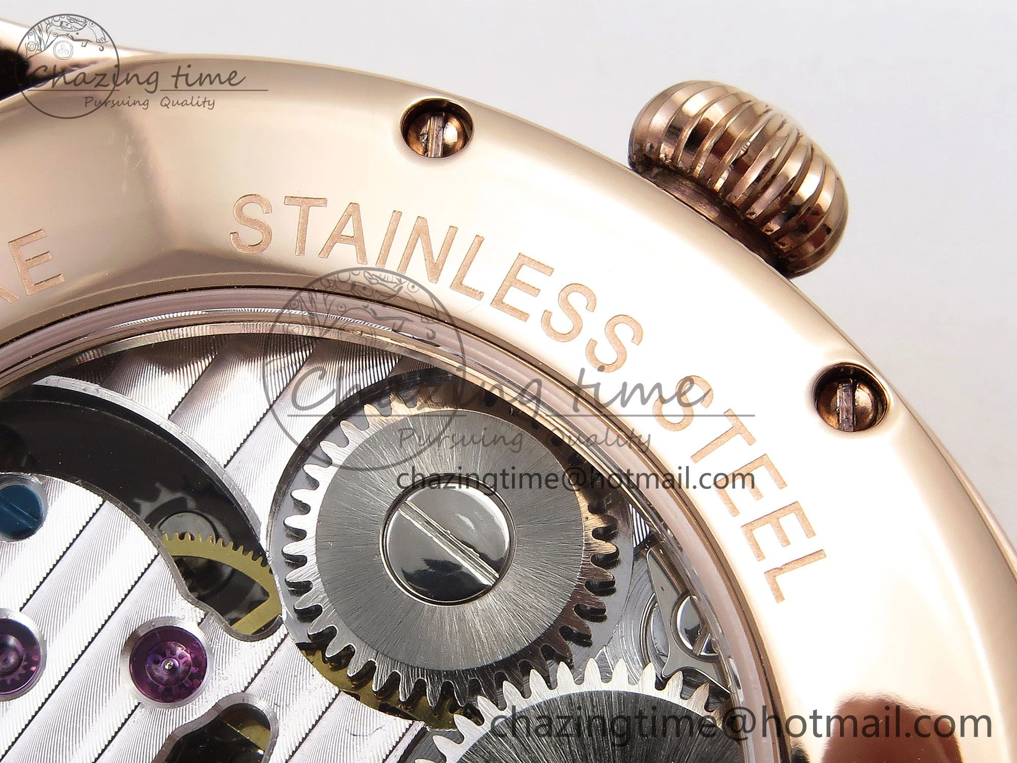 Drive De Cartier Flying Tourbillon RG RMS Best Edition White Dial on Brown Leather Strap